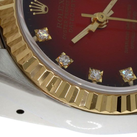 ROLEX Watches Mechanical Automatic 69173G Stainless Steel gold Cherry gradation dial