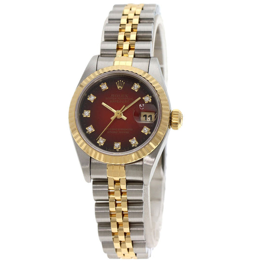 ROLEX Watches Mechanical Automatic 69173G Stainless Steel gold Cherry gradation dial