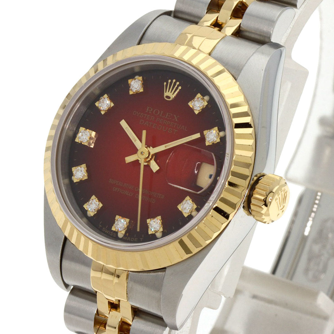 ROLEX Watches Mechanical Automatic 69173G Stainless Steel gold Cherry gradation dial