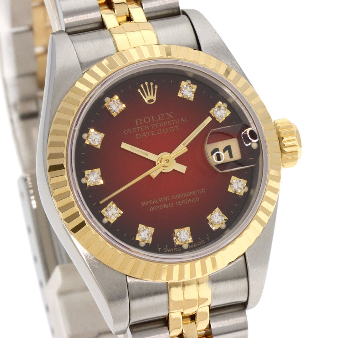 ROLEX Watches Mechanical Automatic 69173G Stainless Steel gold Cherry gradation dial