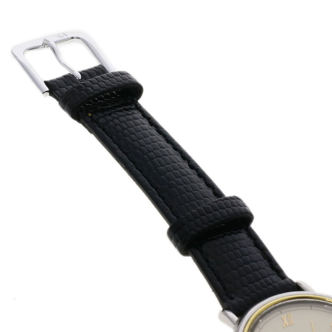 HERMES Watches Quartz combination Silver Meteor Ivory dial