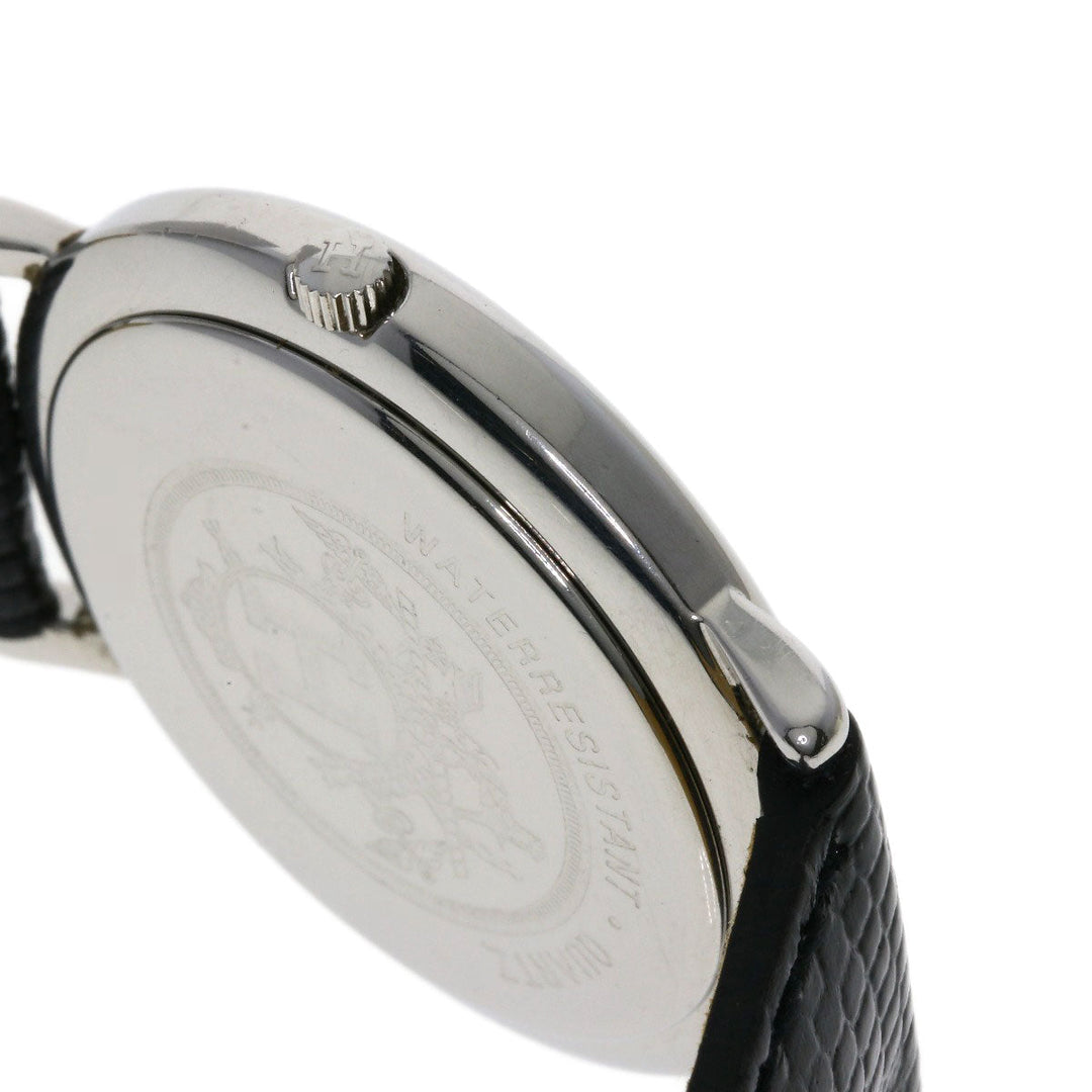 HERMES Watches Quartz combination Silver Meteor Ivory dial
