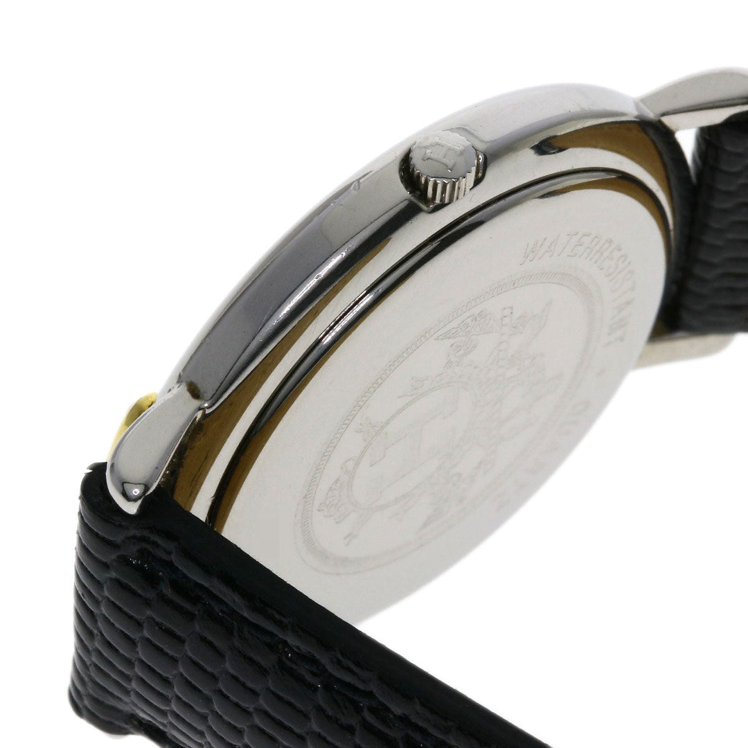 HERMES Watches Quartz combination Silver Meteor Ivory dial