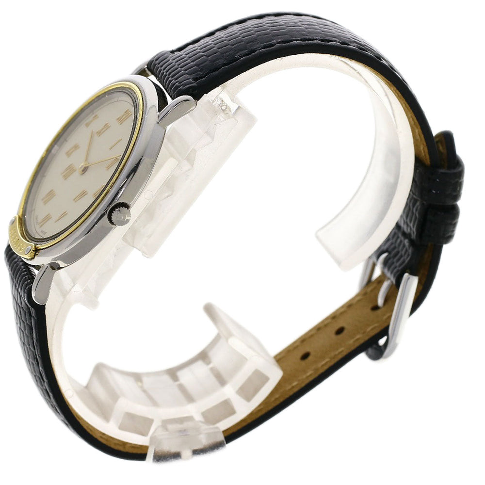 HERMES Watches Quartz combination Silver Meteor Ivory dial