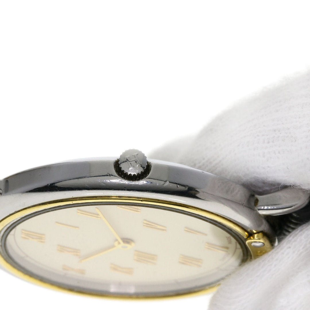 HERMES Watches Quartz combination Silver Meteor Ivory dial
