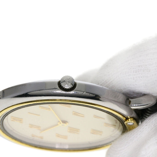 HERMES Watches Quartz combination Silver Meteor Ivory dial
