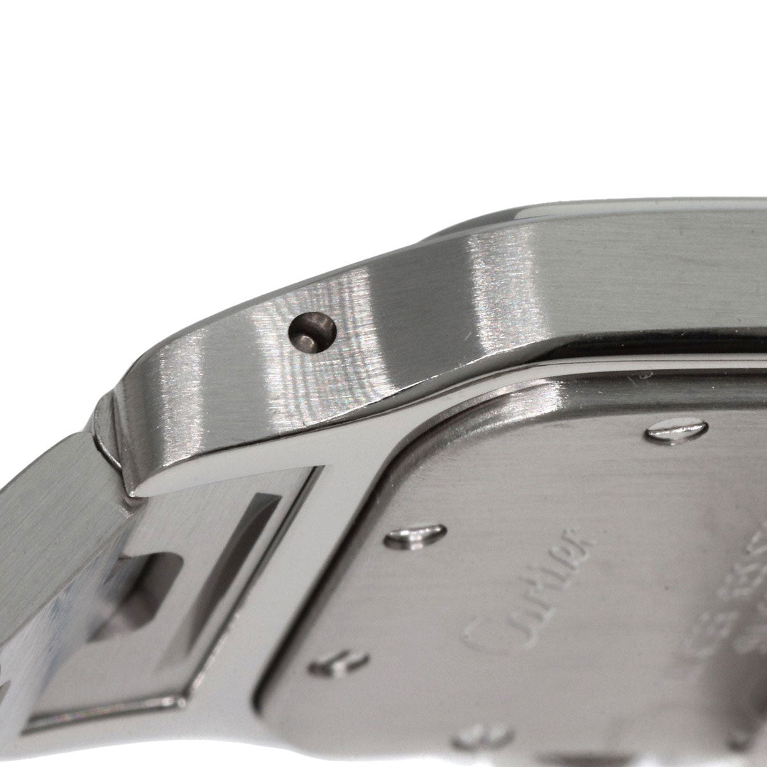 CARTIER Watches Quartz W20056D6 Stainless Steel , Stainless Steel Silver Santosgalbe SM Silver dial Women Used Authentic