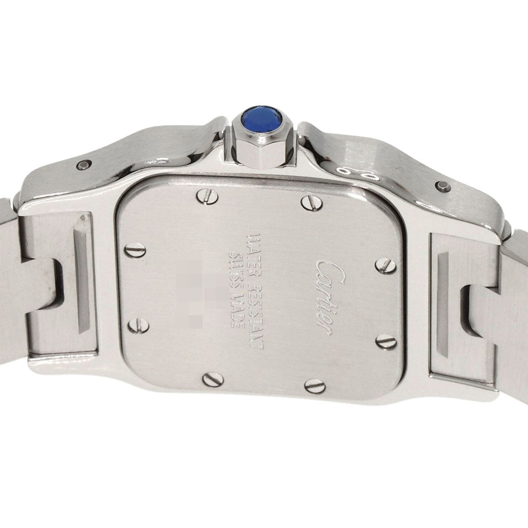 CARTIER Watches Quartz W20056D6 Stainless Steel , Stainless Steel Silver Santosgalbe SM Silver dial Women Used Authentic