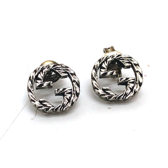 GUCCI Pierce AG925 Silver Interlocking G