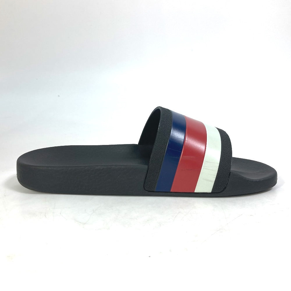 GUCCI Sandals 308234 rubber white Benassi Tricolor color Women 5 Used Authentic