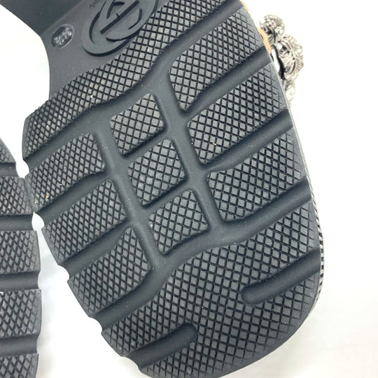 GUCCI loafers leather black Duonysus Women 34.5 Used Authentic