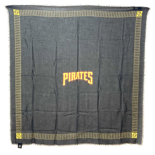 GUCCI Stall 535071 Rayon black Apparel MLB collaboration scarf Women Used Authentic