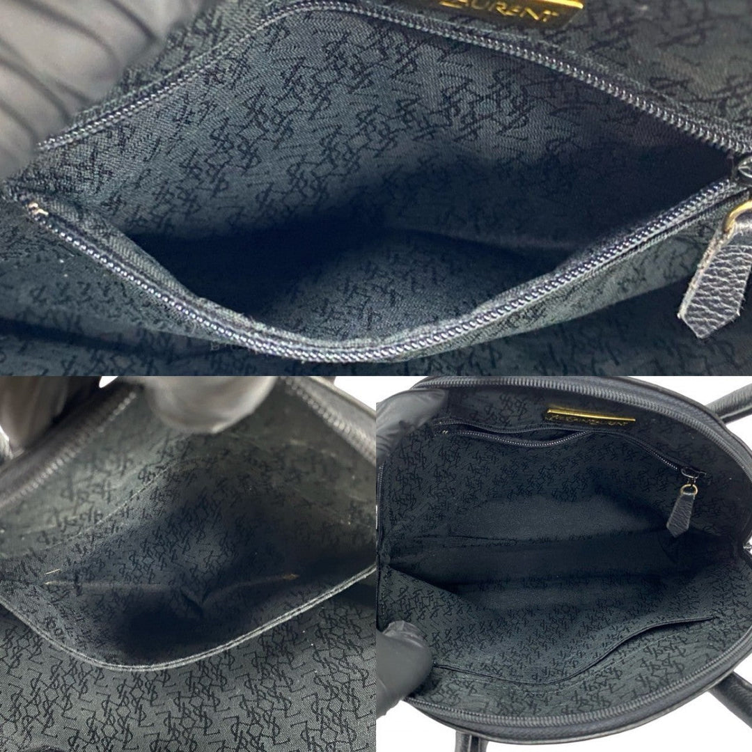 YVES SAINT LAURENT Handbag leather black