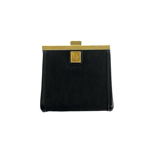 Dior Coin case leather black