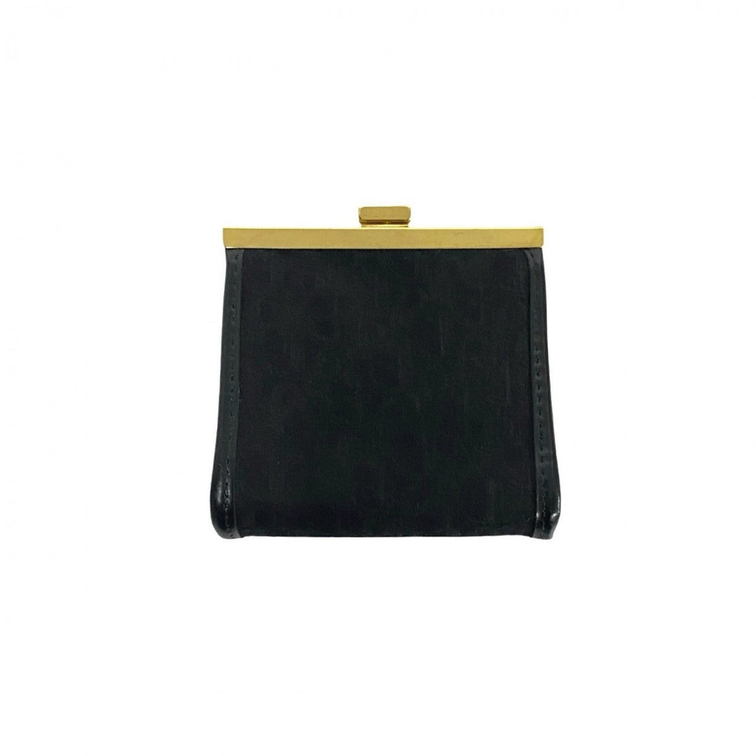 Dior Coin case leather black
