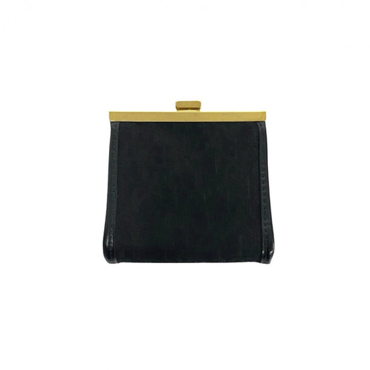 Dior Coin case leather black