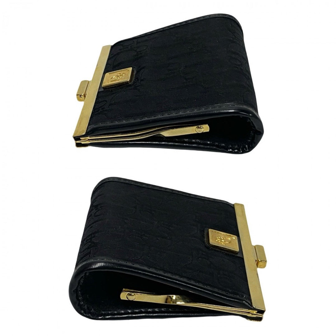 Dior Coin case leather black