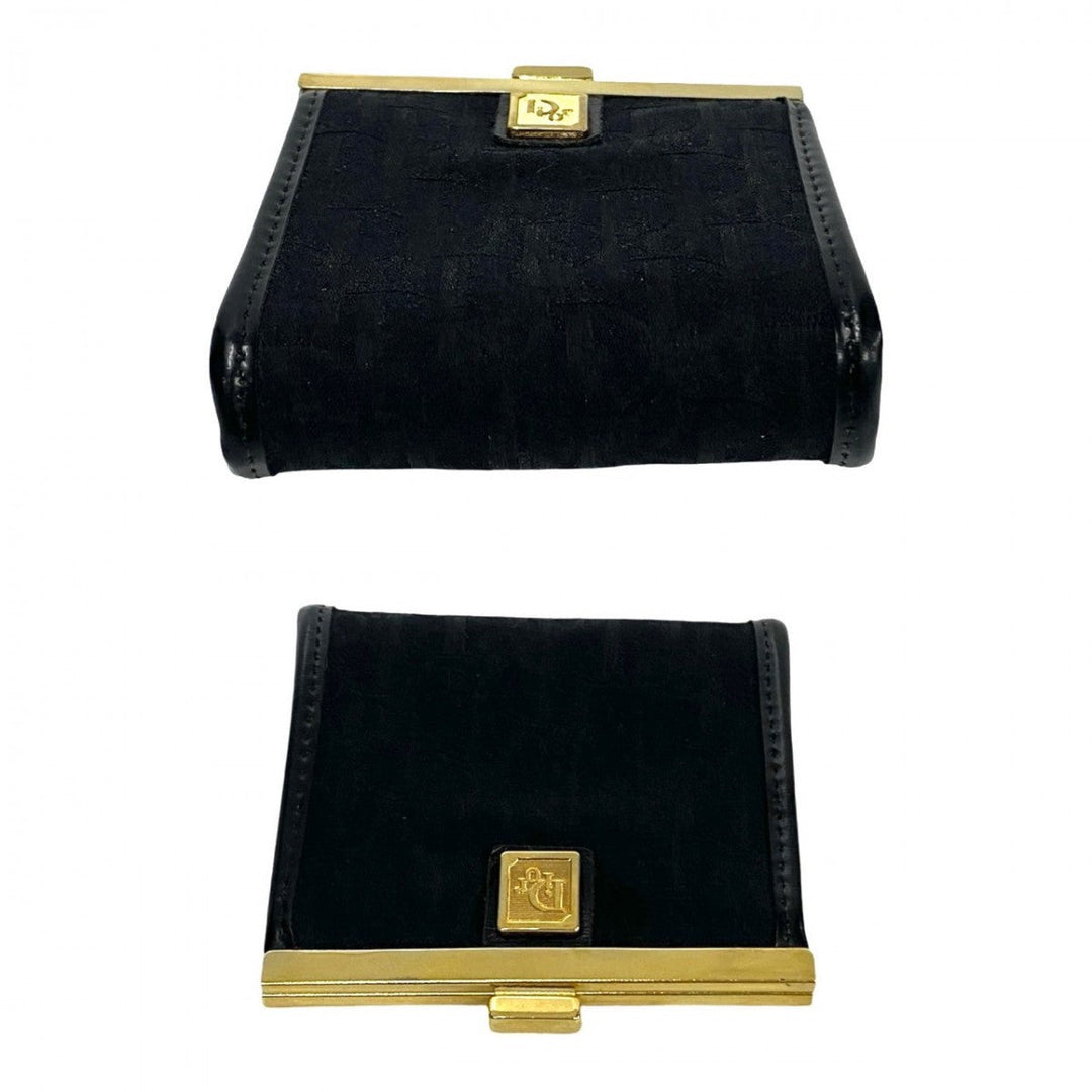 Dior Coin case leather black