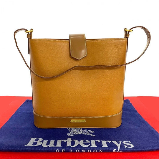 BURBERRY Shoulder Bag leather Brown