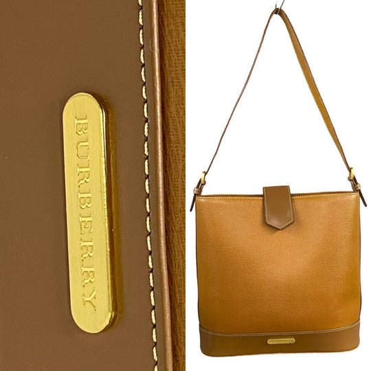BURBERRY Shoulder Bag leather Brown