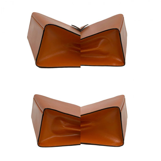 CELINE Shoulder Bag Calfskin Orange