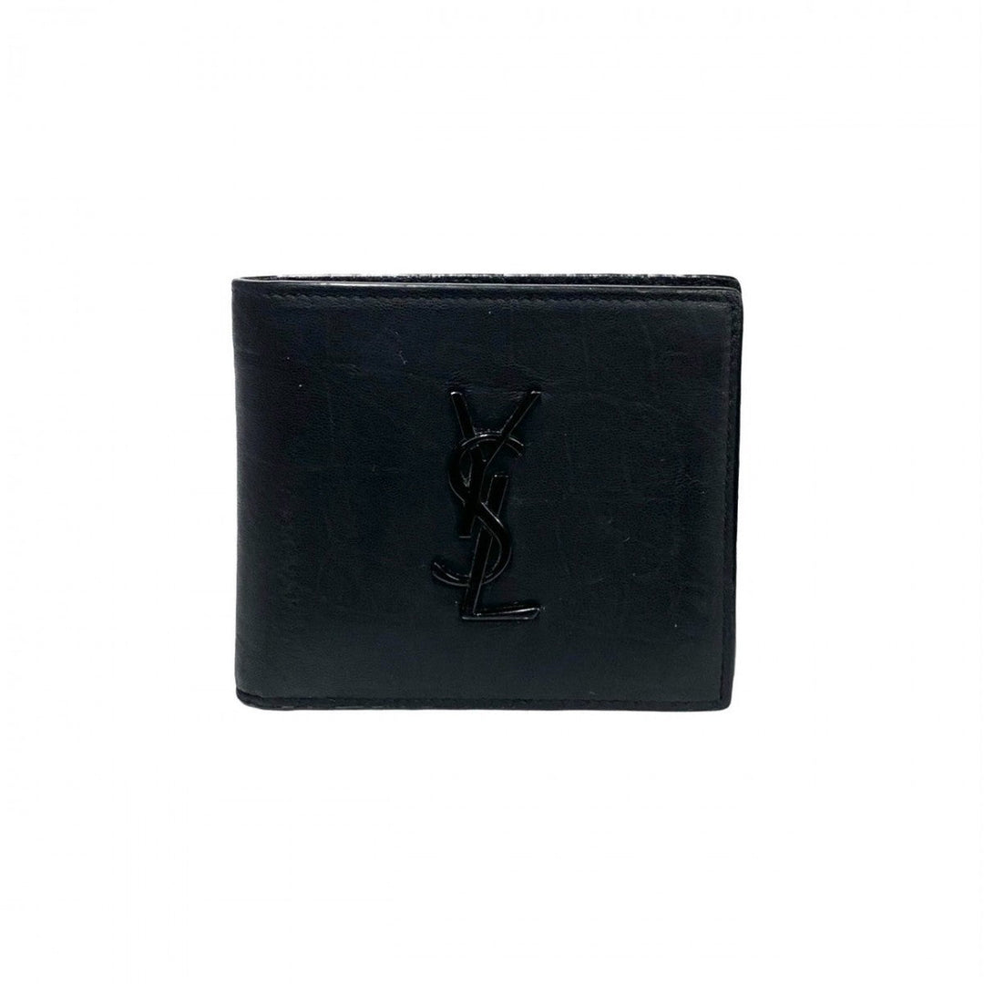 YVES SAINT LAURENT Bifold Wallet leather black
