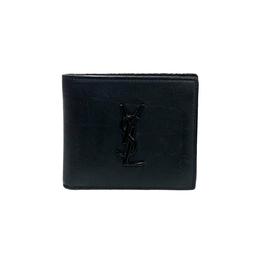 YVES SAINT LAURENT Bifold Wallet leather black