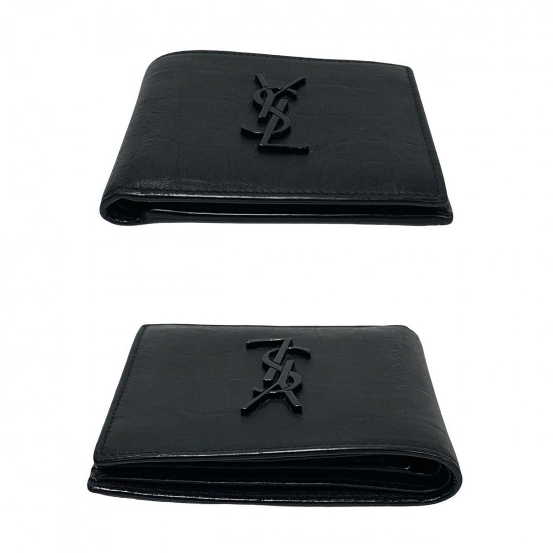 YVES SAINT LAURENT Bifold Wallet leather black