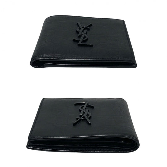 YVES SAINT LAURENT Bifold Wallet leather black
