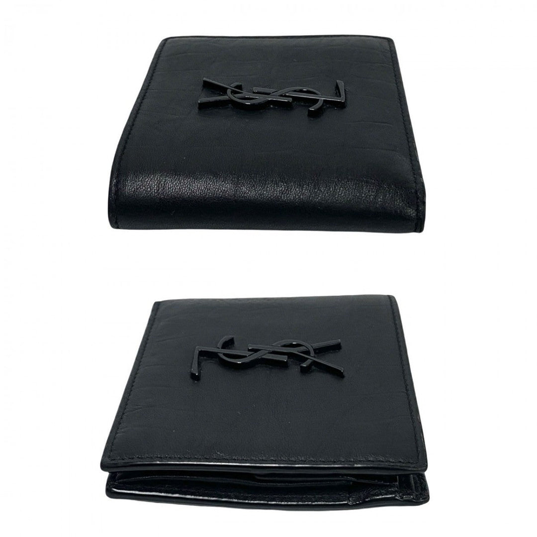 YVES SAINT LAURENT Bifold Wallet leather black