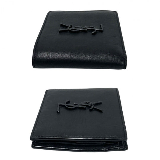YVES SAINT LAURENT Bifold Wallet leather black