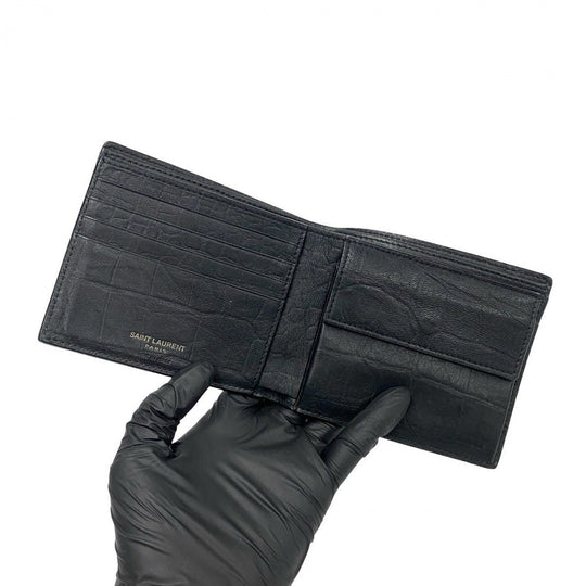 YVES SAINT LAURENT Bifold Wallet leather black