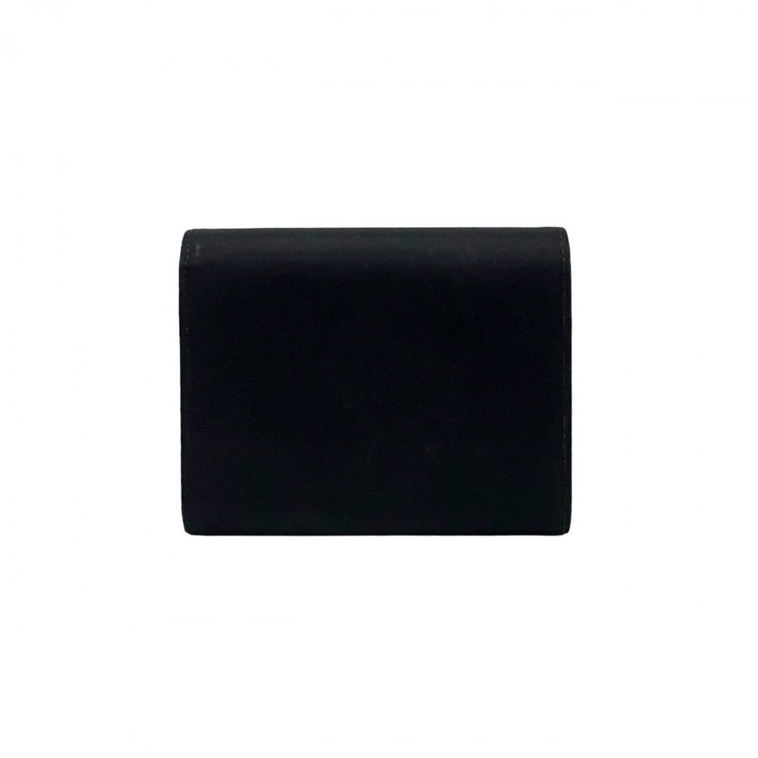 PRADA Tri-fold wallet Nylon black