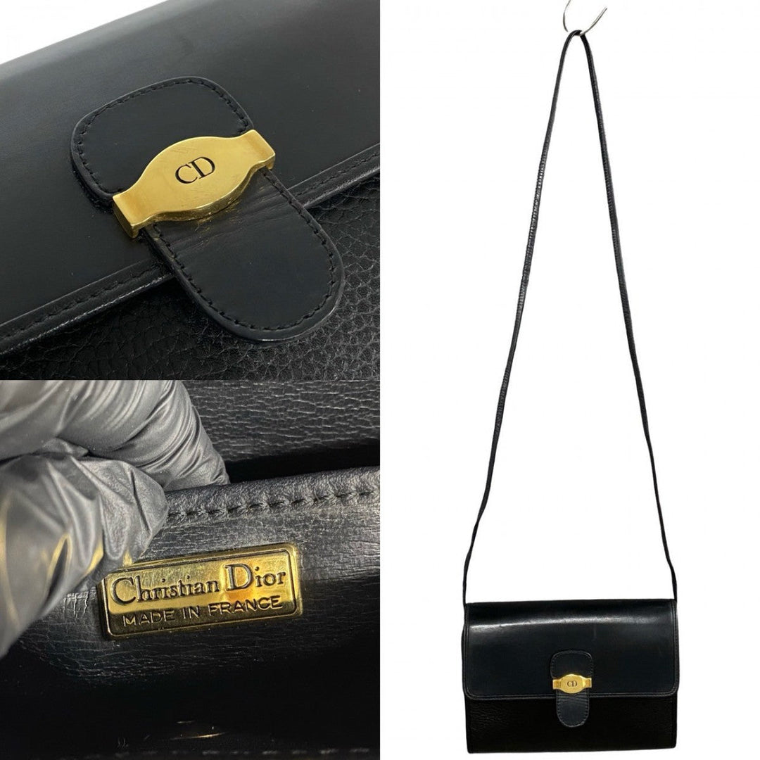 Dior Shoulder Bag leather black