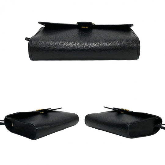 Dior Shoulder Bag leather black