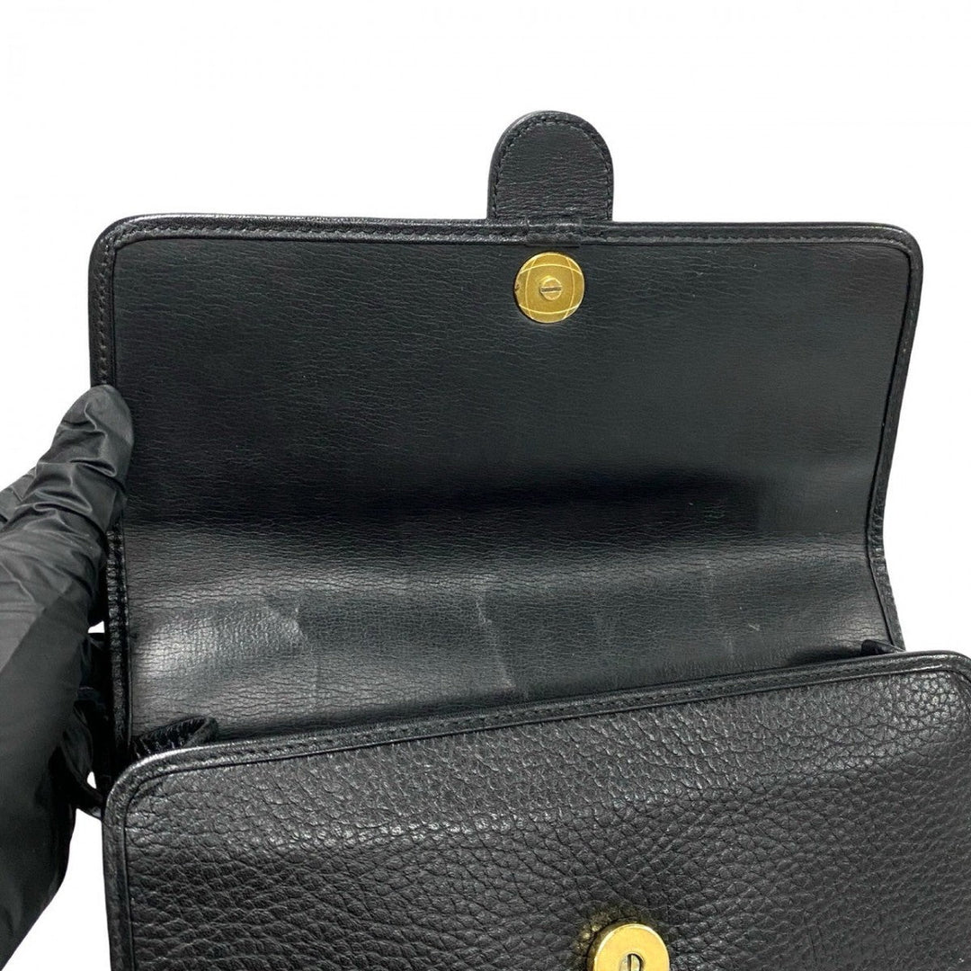 Dior Shoulder Bag leather black