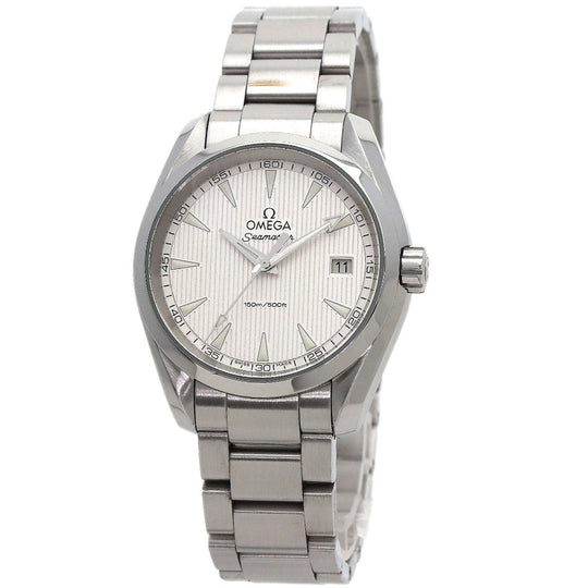 OMEGA Watches Quartz 231.10.39.60.02.001 Stainless Steel , Stainless Steel Silver Seamaster Aqua Terra Silver dial mens Used Authentic
