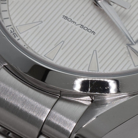 OMEGA Watches Quartz 231.10.39.60.02.001 Stainless Steel , Stainless Steel Silver Seamaster Aqua Terra Silver dial mens Used Authentic