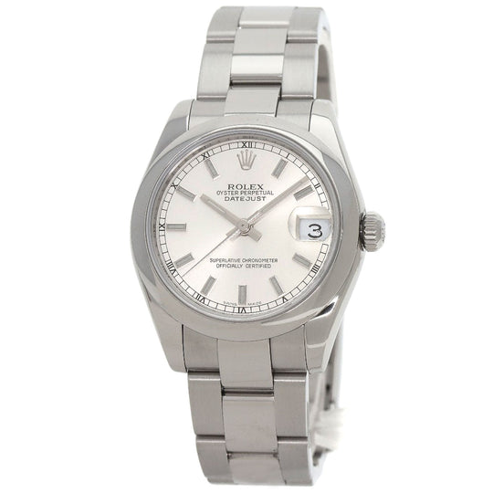 ROLEX Watches Mechanical Automatic 178240 Stainless Steel , Stainless Steel Silver Datejust Silver dial Boys Used Authentic