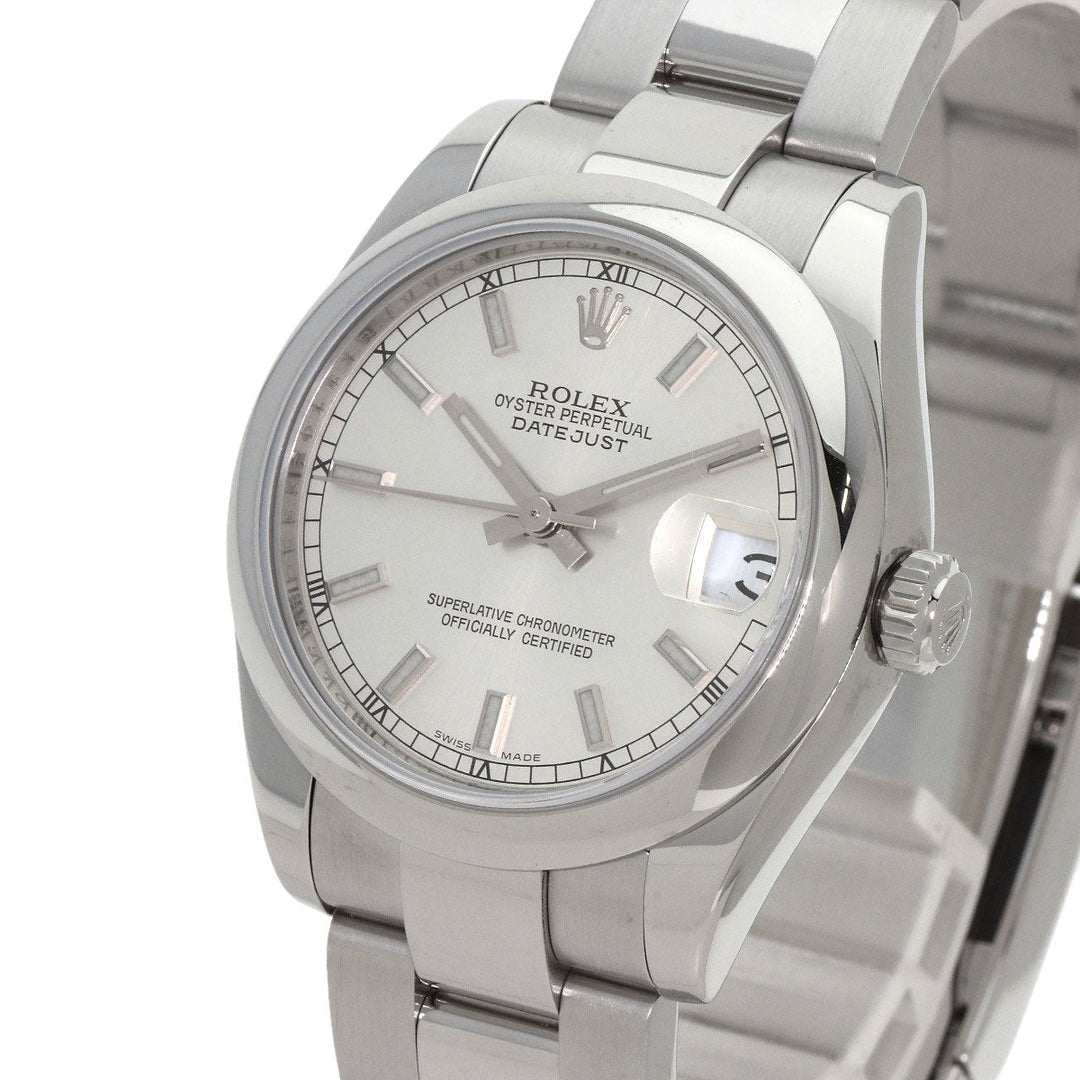 ROLEX Watches Mechanical Automatic 178240 Stainless Steel , Stainless Steel Silver Datejust Silver dial Boys Used Authentic