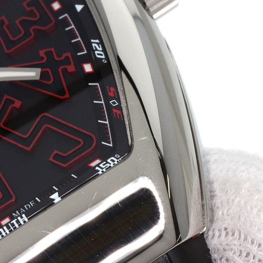 FRANCK MULLER Watches Mechanical Automatic V45SCDT Stainless Steel, Rubber Silver Vanguard black dial mens Used Authentic