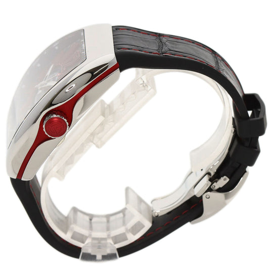 FRANCK MULLER Watches Mechanical Automatic V45SCDT Stainless Steel, Rubber Silver Vanguard black dial mens Used Authentic