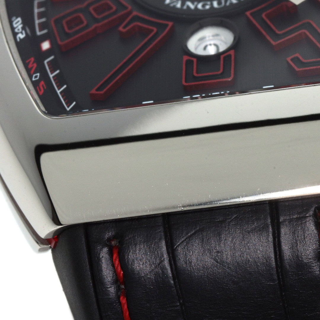FRANCK MULLER Watches Mechanical Automatic V45SCDT Stainless Steel, Rubber Silver Vanguard black dial mens Used Authentic