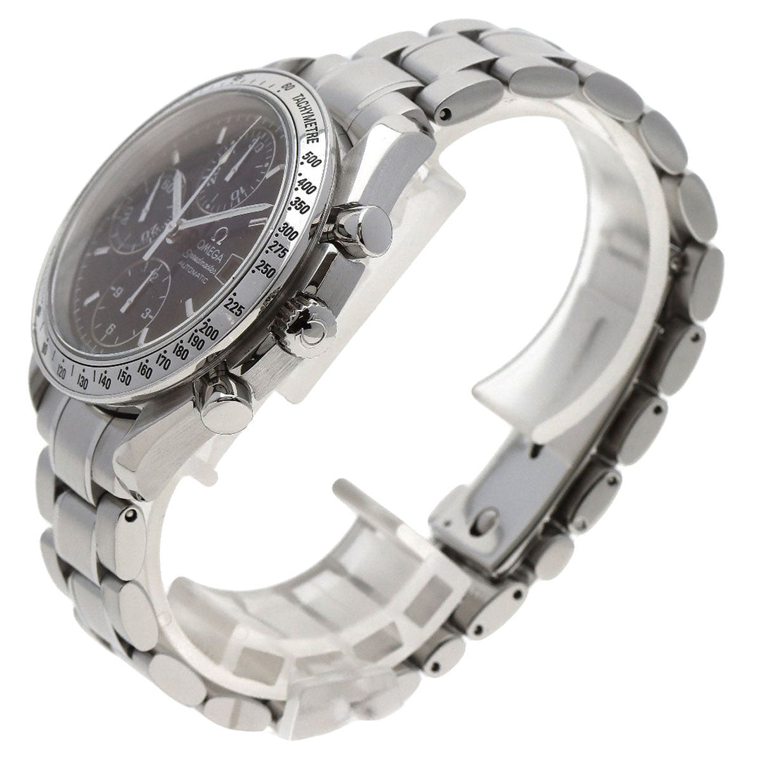 OMEGA Watches Mechanical Automatic 3513.50 Stainless Steel , Stainless Steel Silver Speedmaster Chronograph black dial mens Used Authentic