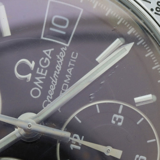 OMEGA Watches Mechanical Automatic 3513.50 Stainless Steel , Stainless Steel Silver Speedmaster Chronograph black dial mens Used Authentic