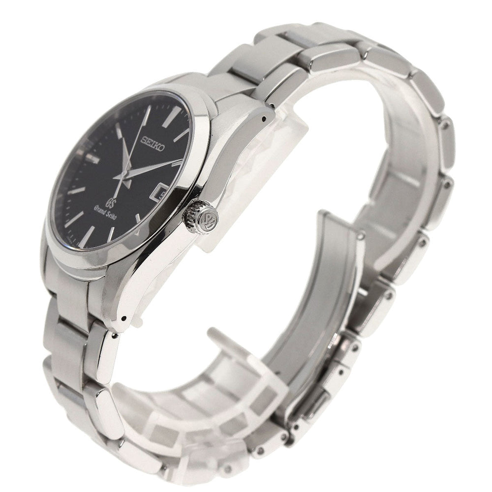 SEIKO Watches Quartz SBGX061 9F62-0AB0 Stainless Steel , Stainless Steel Silver Grand Seiko Round Face black dial mens Used Authentic