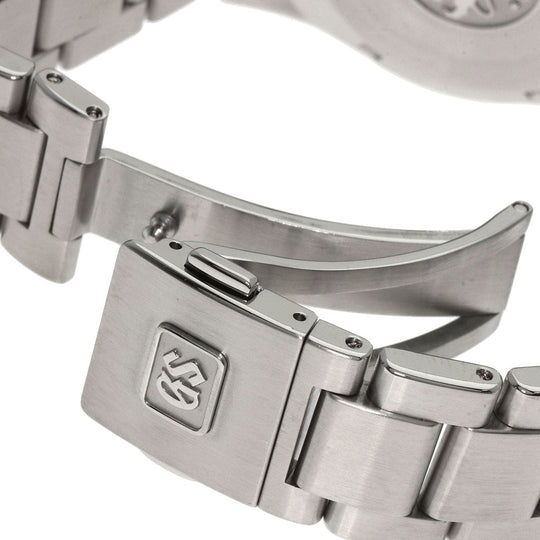 SEIKO Watches Quartz SBGX061 9F62-0AB0 Stainless Steel , Stainless Steel Silver Grand Seiko Round Face black dial mens Used Authentic