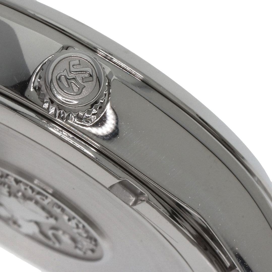 SEIKO Watches Quartz SBGX061 9F62-0AB0 Stainless Steel , Stainless Steel Silver Grand Seiko Round Face black dial mens Used Authentic