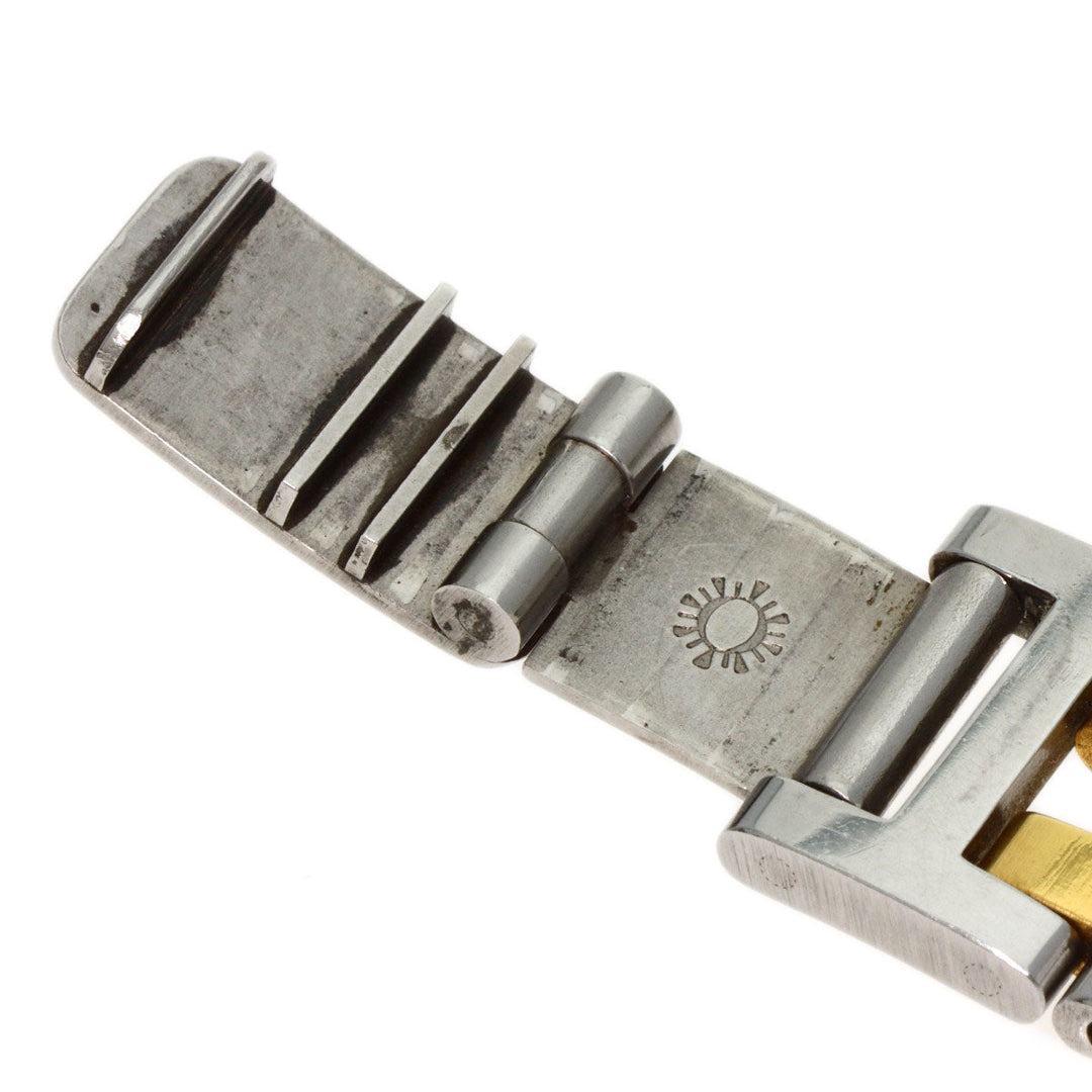 HERMES Watches Quartz Stainless Steel , SSxGP gold Clipper Old Belt Ivory dial Women Used Authentic