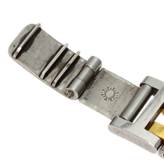 HERMES Watches Quartz Stainless Steel , SSxGP gold Clipper Old Belt Ivory dial Women Used Authentic
